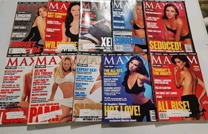 MAXIM Full Whole COMPLETE YEAR 1999 Lot (10) - Issues 15-24 - Shannen Doherty - Picture 1 of 11