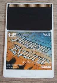 Dungeon Explorer (NEC PC Engine) authentic Hucard/cart ONLY, US seller, tested