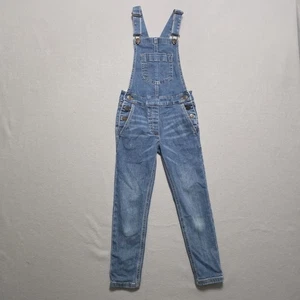 Crewcuts by J. Crew Denim Overalls Skinny Leg Classic Style Girls Size 7 - Picture 1 of 8