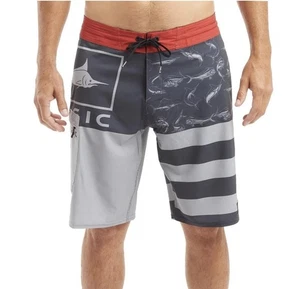 Pelagic Blue Water Americamo Men's Waist Size 36 Board Shorts High Performance  - Picture 1 of 7