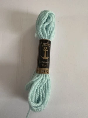 Anchor Tapestry Wool (Tapisserie) Yarn - 10m Skein No. 8912 Medium Blue Green - Image 1 of 4