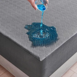 Queen Size Waterproof Mattress Protector, Breathable Bed Cover with 6 to 18 I... - Picture 1 of 8