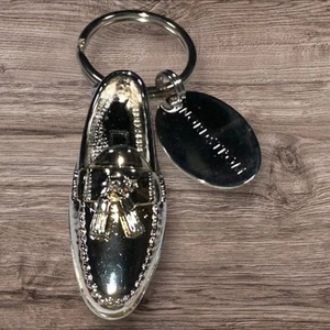 Nordstrom Silver Color Dress Shoe Charm Keychain - Key Ring Chain - Picture 1 of 4