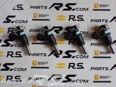 conjunto 4 peças: NOVO GENUÍNO Renault Sport CLIO 3 III RS 197 200 injetor de combustível 2.0 f4r - Imagem 1 de 4