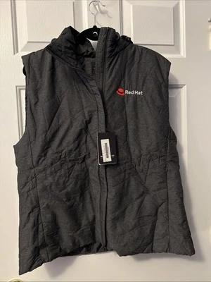 Nwt Womens Red Hat Puffer Vest Charcoal 2x - Image 1 of 3