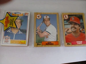 1987 Topps Rak Pak W/ CAL RIPKEN on front - Picture 1 of 1