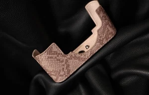 Cam-in Snake print Microfiber Leather Camera Half Case Bag Cover For Leica M11 - Picture 1 of 73