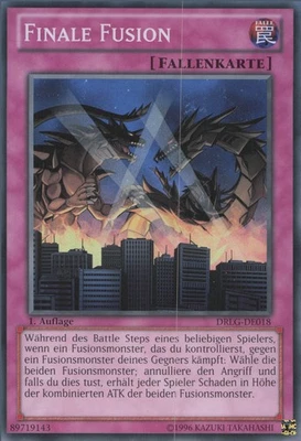 YuGiOh Finale Fusion DRLG-DE018 Super Rare NM 1st - Bild 1 von 2