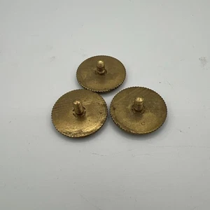 3 LEVELING SCREWS FOR A KIENINGER OBERGFELL KUNDO 400-DAY ANNIVERSARY CLOCK - Picture 1 of 2