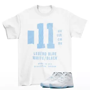 Camisa Label Legend Azul Blanca a Juego Jordan 11 Retro Legend Azul CT8012-104 - Imagen 1 de 2