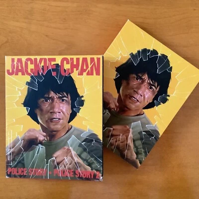 POLICE STORY / POLICE STORY 2  4K UHD Blu-Ray w/Slipcover  Criterion JACKIE CHAN - Image 1 of 3