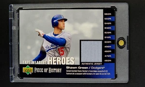 2002 UD Upper Deck Tape Measures Heroes GU Jersey TM-SGr Shawn Green Patch Relic - Picture 1 of 10