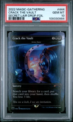 MTG PSA 10 Fortnite Secret Lair Crack the Vault Foil Grim Tutor #444 Drop Gatto - Image 1 of 2