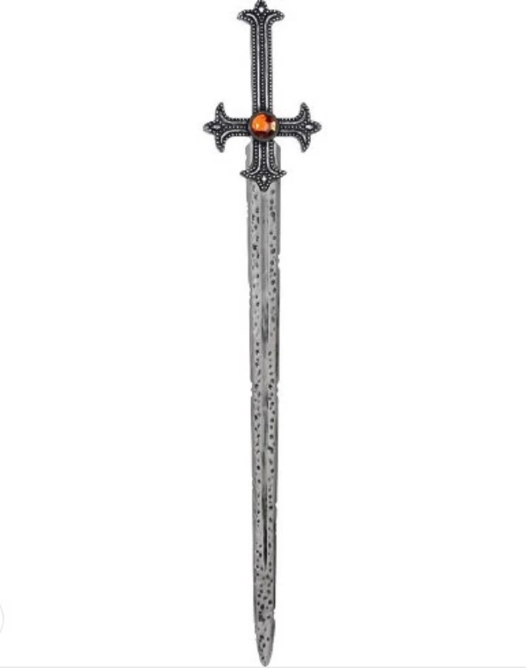 Crusader Sword - Plastic - 33" - King Arthur - Costume Accessory Prop - Image 1 of 1