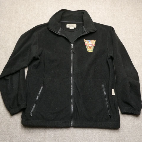 Army Black Knights Fleece Jacket Adult M West Point Full Zip Polyester NCAA Mens Cover