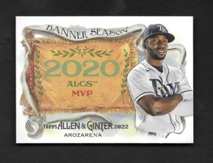 2022 Allen & Ginter RANDY AROZARENA Banner Season -TAMPA BAY RAYS- #BS-39 - Picture 1 of 1