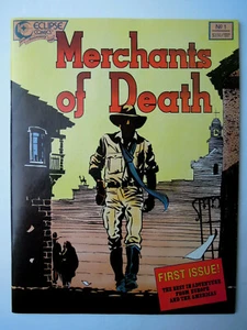 MERCHANTS OF DEATH #1 - RIVISTA FUMETTI VINTAGE - ECLIPSE COMICS - LUGLIO 1988 - Foto 1 di 9