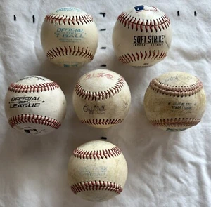 Lote de 6 camisetas de práctica de béisbol surtidas de la Liga de Texas OLB1 Rawlings bolas Allstar - Imagen 1 de 1