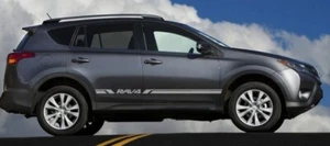Toyota RAV4 Rocker Side Stripe Decals Both Sides Graphics 4WD - Picture 1 of 4