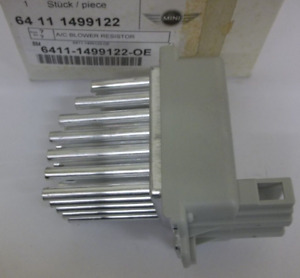 Blower Motor Resistor - Genuine 64 11 1 499 122 fits Mini Cooper, 02-08