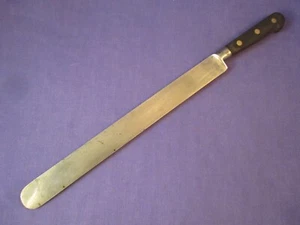 Cuchillo cortador semi flexible nariz redonda nariz redonda de 12 pulgadas trompeta Sabatier - Imagen 1 de 11