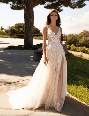 Pronovias 'HYPERION' A-line Wedding Dress Size US4 - MSRP $3190 - BNWT - Image 1 of 4