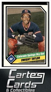 Dwight Taylor 1989 CMC Colorado Springs Sky Sox #19  Cleveland Indians
