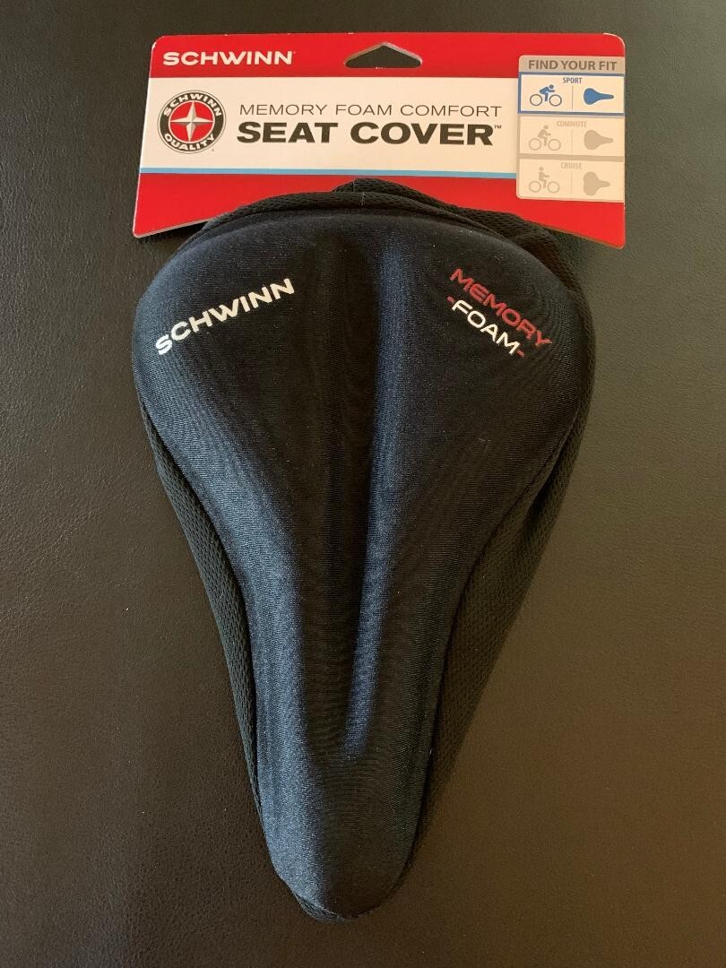 Exercise Bike Schwinn Memory Foam Bike Seat Cover Dual Strap