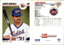 Javier Gonzalez 1992 SkyBox Team Sets AAA #560 Card *AutographDen*