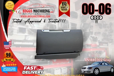 Compartimento contenedor de almacenamiento guantera gris AUDI TT Mk1 Quattro compatible con 2000-2006 Foto 1 de 4