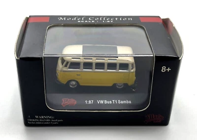 Malibu International - Yellow/White VW Bus T1 Samba - 1:87 Scale - Image 1 of 2