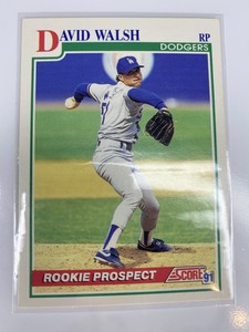 1991 Score - #351 Dave Walsh (RC)