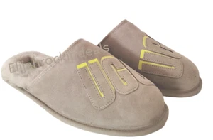 NEW MENS UGG SCUFF GRAPHIC SHADOW PUMICE SLIPPERS US SIZE 10, 11, 12  - Picture 1 of 5
