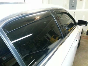 JUEGO DE 4 PIEZAS PROTECTORES DE LLUVIA EN CANAL DEFLECTORES DE VIENTO PARA TOYOTA RAV4 (2013-2018) - Imagen 1 de 3