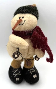 Peluche pupazzo di neve natalizio con campanelle - Foto 1 di 5