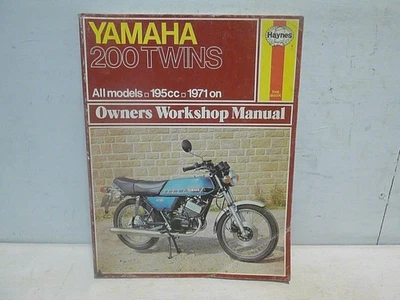 Yamaha 200 Twins Haynes Manual 1971 on YCS 3E 5E RD200 DX - Image 1 of 4