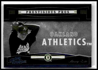 2005 Playoff Prestige #PP-75 Barry Zito Prestigious Pros Blue - Image 1 of 2