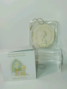 Precious Moments First Medallion Keepsake For His Precious Love Communion - Picture 1 of 5