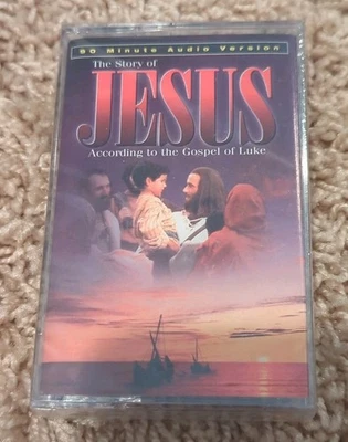 New Story of Jesus According to the Gospel of Luke Cassette Tape 90 min Vintage  - Image 1 of 3