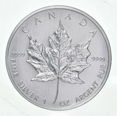 Canadá 2005 5 dólares hoja de arce de plata 1 OZ plata sellada *9855 Foto 1 de 3
