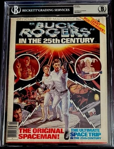 1979 BAS GIL GERARD AUTOGRAPH Poster Magazine Buck Rogers in the 25th Century #1 - Picture 1 of 4