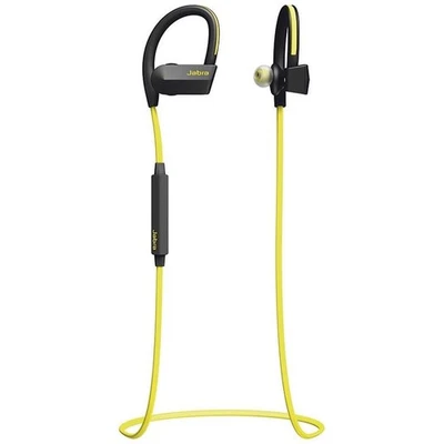 Jabra Sport Pace Wireless Bluetooth Earbuds with Microphone - Black and Yellow - Image 1 of 4
