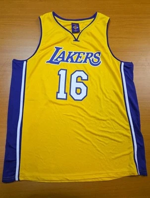 NBA Los Angeles Lakers Pau Gasol jersey XL SGA Jersey retirement giveaway - Image 1 of 4