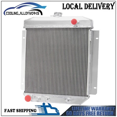 3 Row Radiator Fit 1954-1956 Ford Country Squire Fairlane Skyliner 4.4L 5.1L V8 - Imagem 1 de 4