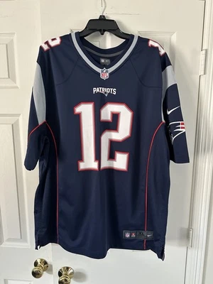 Camiseta deportiva Tom Brady Patriots Nike talla XL para hombre Foto 1 de 3