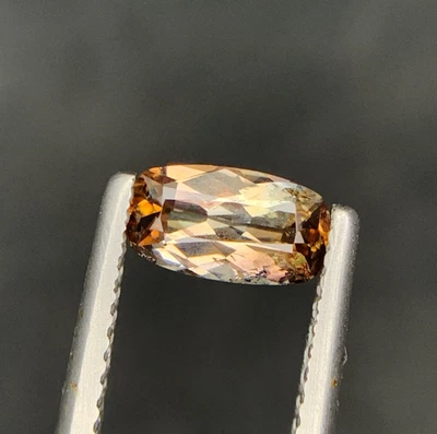 Rare Phantom Axinite With Blue Dots Top Cut Cushion Cut Loose Gemstone - Image 1 of 4