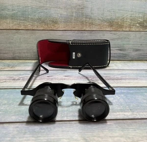 Brookstone 2.5x26 Coated Sports Glasses Japan Opera Binocular Eyeglass W/ Case - Picture 1 of 9