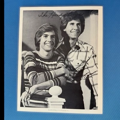 The HARDY BOYS Vintage SHAUN CASSIDY PARKER STEVENSON Signed RE-PRINT PHOTOGRAPH - Image 1 of 4