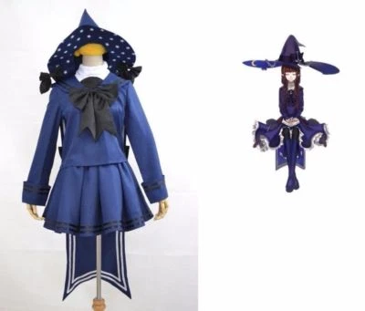 new Anime Wadanohara blue witch sailor uniform Cosplay Costume custom made#21 - Image 1 of 4