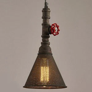 Vintage Country Industrial Ceiling Lamp Rustic Pipe DIY Pendant Light Decor Lamp - Picture 1 of 8